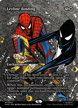 NM - Leyline Binding (Borderless) M Marvel Eternal-Legal 2 - Image 1