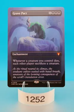 MTG Grave Pact (Borderless) Commander Masters Regular #639 - Image 1