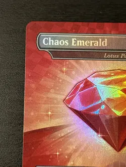 Chaos Emerald (Lotus Petal) Red 7032 Secret Lair Drop Sonic Bonus MTG - Image 2