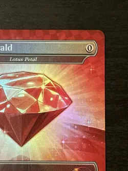 Chaos Emerald (Lotus Petal) Red 7032 Secret Lair Drop Sonic Bonus MTG - Image 3