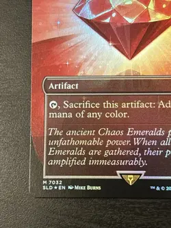Chaos Emerald (Lotus Petal) Red 7032 Secret Lair Drop Sonic Bonus MTG - Image 5