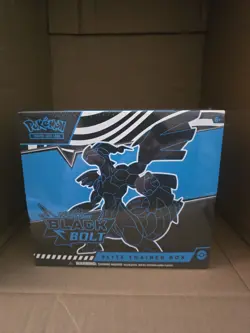 Factory Sealed Pokemon TCG Scarlet and Violet Black Bolt Elite Trainer Box - Image 1