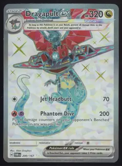 Pokemon Dragapult ex 200/167 SV06: Twilight Masquerade Ultra Rare - Image 1