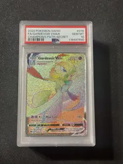 2020 Pokemon SWSH Champion's Path Gardevoir VM #076/073 PSA 10 - Image 1