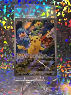 Pikachu 027 Promo Holo SVP Black Star Promo Paldea Evolved Pokemon TCG Sealed - Image 1