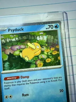 🌀 Pokemon TCG Psyduck MEP 007 Mega Evolution Pokemon Blister Promo SWIRL 🌀 - Image 2