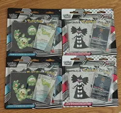 Pokemon TCG Black Bolt & White Flare Tech Sticker Collection x 4 - NEW SEALED ✅ - Image 1