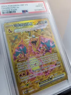 💎2023 POKEMON OBF EN-OBSIDIAN FLAMES RARE #228 CHARIZARD EX PSA 10 GEM MINT - Image 2