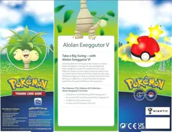 Pokemon TCG: Pokemon GO Collection Alolan Exeggutor V 820650850547 - Image 2