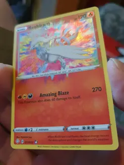 Pokemon Reshiram 017/072 Amazing Rare Splatter Holo SHINING FATES - Image 2