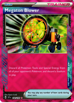 NM Pokemon Megaton Blower - SV08: Surging Sparks (SV08) 182 ACE SPEC Rare - Image 1
