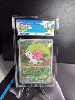 ACE 10 Shaymin 066/063 AR JPN 2025 Heat Wave Arena Pokemon TCG (NOT PSA) - Image 1