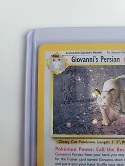 Pokemon TCG Giovanni's Persian 8/132 Gym Challenge Holo Rare Unlimited - Image 2