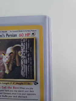 Pokemon TCG Giovanni's Persian 8/132 Gym Challenge Holo Rare Unlimited - Image 3