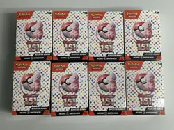 Pokemon Scarlet & Violet 151 Booster Bundle New Factory Sealed Lot of 8 - Image 1