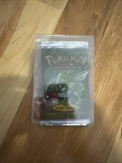 1999 pokemon Jungle Unlimited Booster Pack Pulled Booster Box Fresh - Image 3