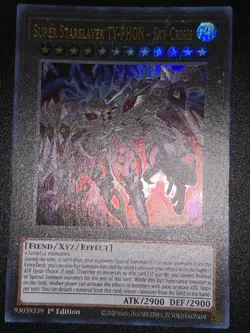 Yugioh! Super Starslayer TY-PHON - Sky Crisis - RA04-EN072 - Ultra Rare - 1st Ed - Image 1