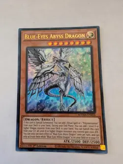 Blue-Eyes Abyss Dragon MAMA-EN056 Magnificent Mavens 1st Edition Yu-Gi-Oh - Image 1