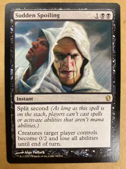 MTG 1x Sudden Spoiling # 94 Commander 2013 Modern Magic the Gathering Card x1 NM - Image 1