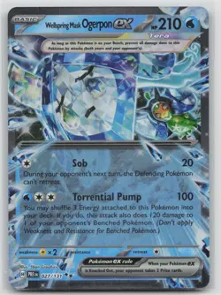Pokemon Card Wellspring Mask Ogerpon ex - Double Rare SV: Prismatic Evolutions 0 - Image 1