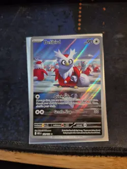 Pokemon Delibird 152/132 Mega Evolution Illustration Rare Card NM - Image 1
