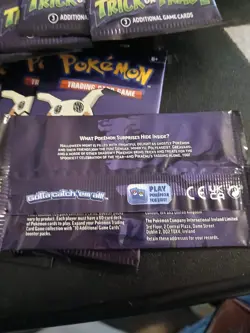 Pokemon TCG Trick or Trade BOOster Bundle Lot 15x Mini Packs 2023 Halloween Card - Image 2
