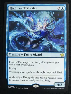 High Fae Trickster - FDN - Mtg Card #4MW - Image 1
