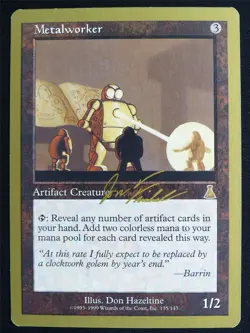 Metalworker Gold Border played - UDS - Mtg Card #4JG - Image 1
