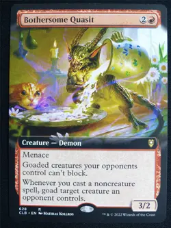 Bothersome Quasit Extended Art - CLB - Mtg Card #4L0 - Image 1