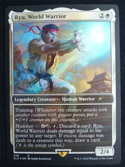 Ryu World Warrior Foil - SLD - Mtg Card #4NA - Image 1