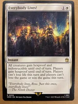 MTG 1x Everybody Lives! 18 Universes Beyond: Dr. Who Magic the Gathering x1 NM - Image 1