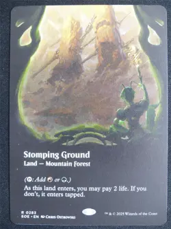 Stomping Ground Borderless - EOE - Mtg Card #4MN - Image 1
