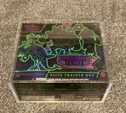 Pokemon Shrouded Fable Pokemon Center Elite Trainer Box ETB Sealed ACRYLIC CASE - Image 1
