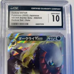 Darkrai VSTAR 099/189 JPN Astral Radiance Holo CGC 10 Pokemon (Japanese) - Image 3