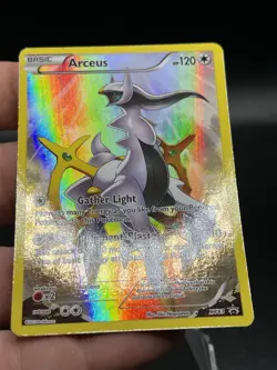 Arceus Full Art Pokemon Black Star Promo XY83 Holo LP AE3 - Image 2