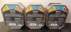 2021 Eevee Evolutions Tin Set Pokemon 1st Print Jolt Flareon Vaporeon Evolving S 820650829055 - Image 3