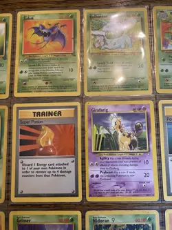 Pokemon Lot Of 42 Vintage WOTC Non-Holo Cards Base Jungle Fossil etc. - Image 3