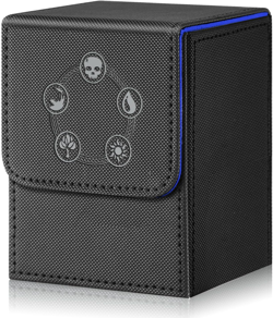 Card Deck Box for Mtg,Yugioh, Keyforge, Digimon FAB Card Storage Box Fits 230+ S - Image 1