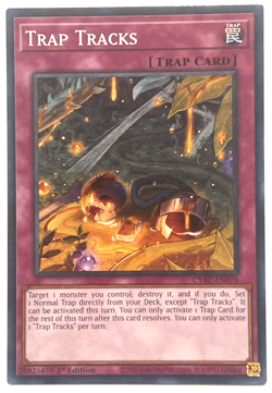 YuGiOh! - Trap Tracks - CYAC-EN078 - 1st Edition - Common - Image 1