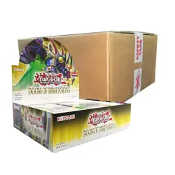 Yugioh DOOM of DIMENSIONS BOOSTER CASE (12 Boxes) New Factory Sealed SHIPS TODAY - Image 1