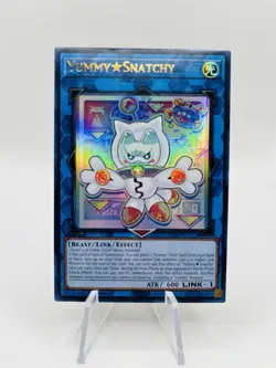 Yugioh Tcg - Yummy Snatchy JUSH-EN022 Ultra Rare 1st Edition Justice Hunters - Image 1