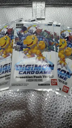 Digimon Card Game Promotion Pack Ver. 0.0 SEALED English Promo - Image 1