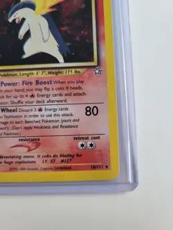 Pokemon TCG Typhlosion Holo Rare Card 18/111 Near-Excellent Condition - Image 4