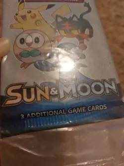 Pokemon Sun&Moon 3 Card Pack General Mills Cereal Promo 2017 SEALED - Image 2