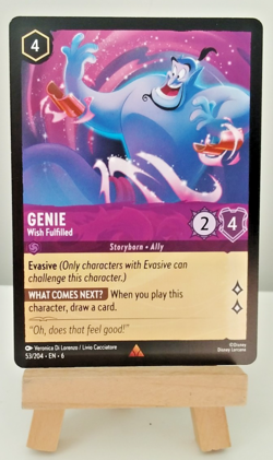 Genie Wish Fulfilled - Disney Lorcana Azurite Sea - non-foil Card #53/204 - Image 1