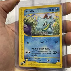 Pokemon Totodile 134/165 Expedition Base Set Regular LP/NM Common Vintage Card - Image 2