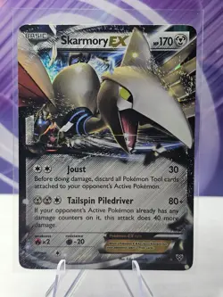 Pokemon TCG Skarmory EX Ultra Rare Holo Card 80/146 XY Base Set - Image 1