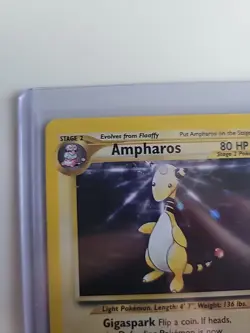 Pokemon Neo Genesis 1/111 Ampharos Holo Rare Card - Image 2