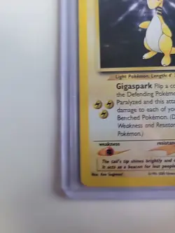 Pokemon Neo Genesis 1/111 Ampharos Holo Rare Card - Image 5