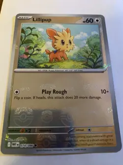 Lillipup (Master Ball Pattern) 074/086 | White Flare | Pokemon Card - NM/M - Image 1